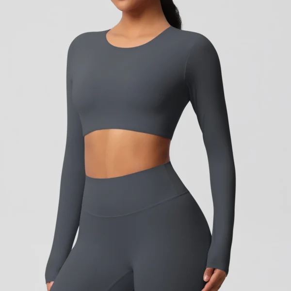 Elite Flex Padded Performance Top | Long Sleeve Technical Training Shirt with Superior Elasticity - Image 7