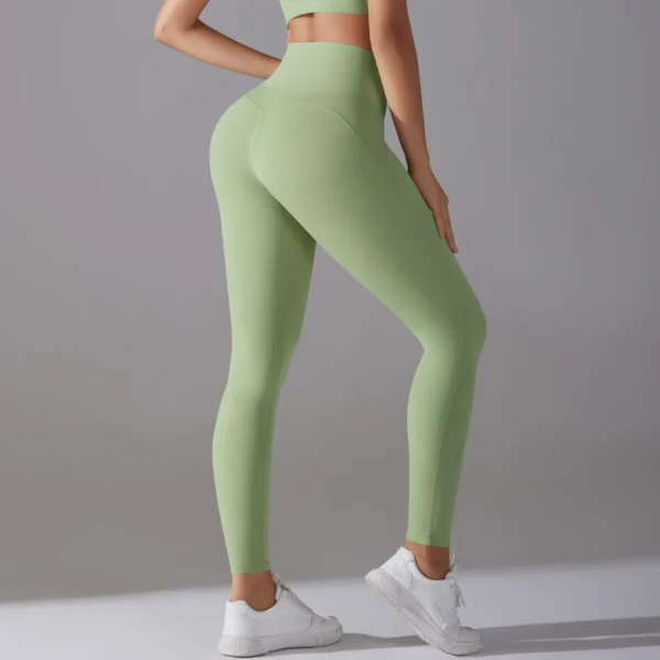 UltraFlex Elite Leggings | High-Waist Performance Tights with Seamless Antibacterial Technology - Image 3