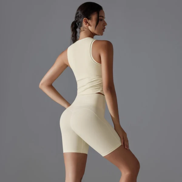 Essential Performance Twin-Set | Sleeveless Top & Athletic Shorts Coordination System - Image 3