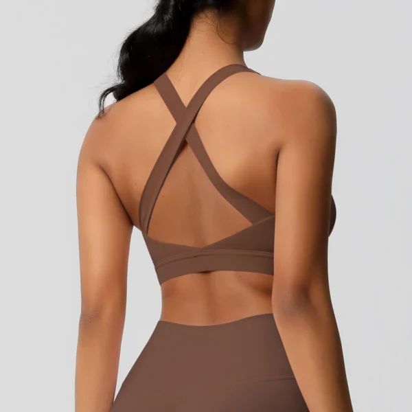 Contour Sling Performance Bra | Open-Back Training Top with Elevated Support Architecture - Image 9