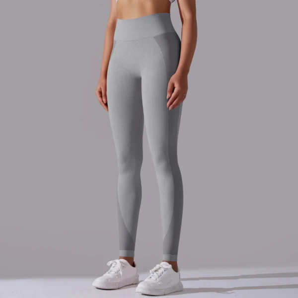 Premium Nylon Fusion Leggings | High-Waist Performance Tights with Enhanced Elasticity System - Image 26