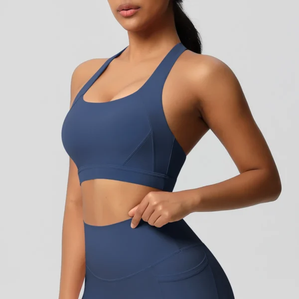 Contour Sling Performance Bra | Open-Back Training Top with Elevated Support Architecture - Image 15