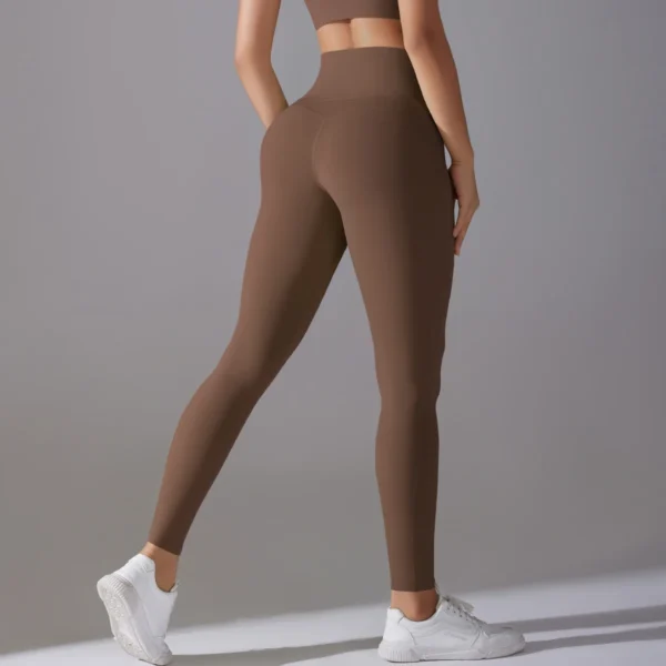 UltraFlex Elite Leggings | High-Waist Performance Tights with Seamless Antibacterial Technology - Image 7