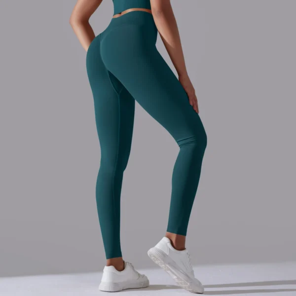 Seamless Definition Series | High-Waist Contour Leggings with Enhanced Silhouette Technology - Image 9