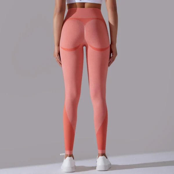 Premium Nylon Fusion Leggings | High-Waist Performance Tights with Enhanced Elasticity System - Image 12