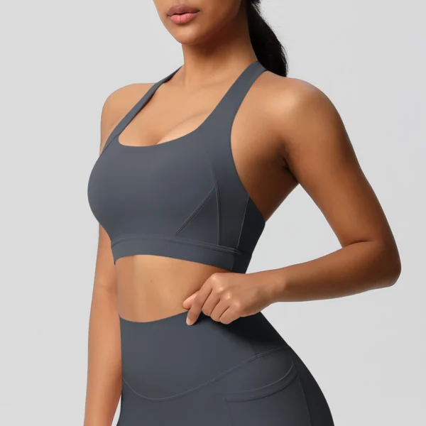 Contour Sling Performance Bra | Open-Back Training Top with Elevated Support Architecture - Image 22