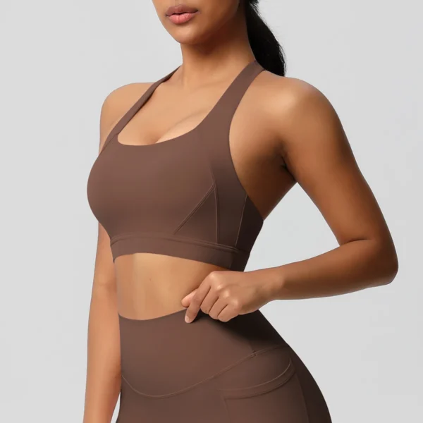 Contour Sling Performance Bra | Open-Back Training Top with Elevated Support Architecture - Image 7