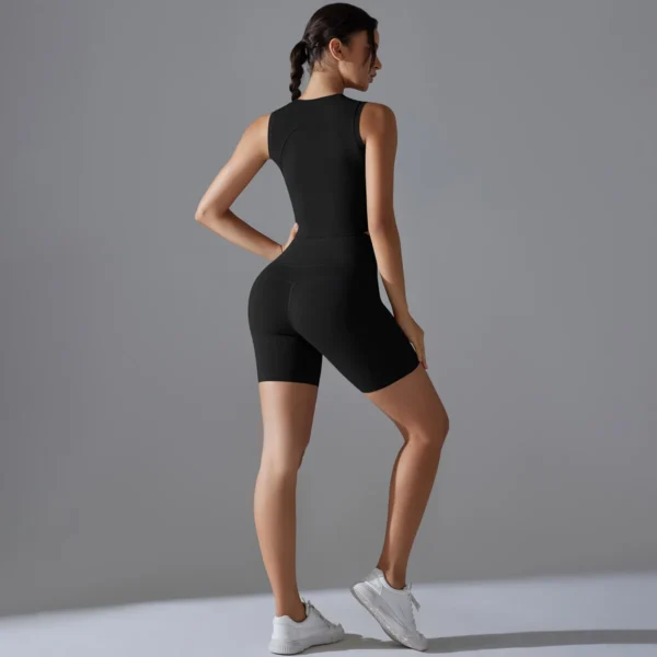 Asymmetric Performance System | Two-Piece Yoga & Training Coordination Suite - Image 6