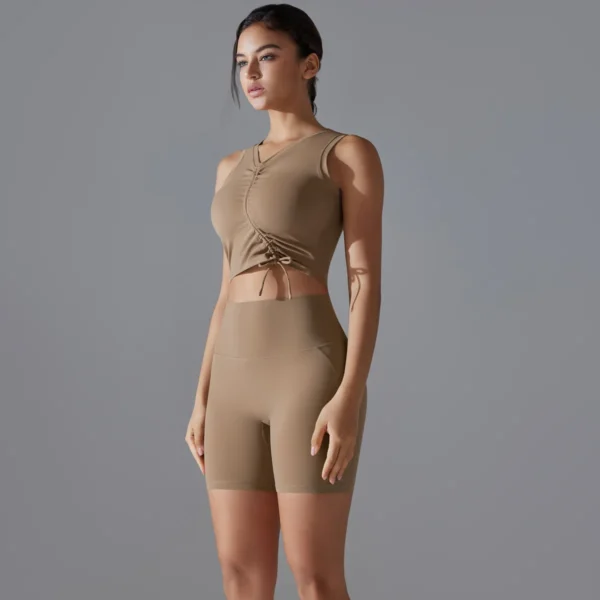Asymmetric Performance System | Two-Piece Yoga & Training Coordination Suite - Image 13