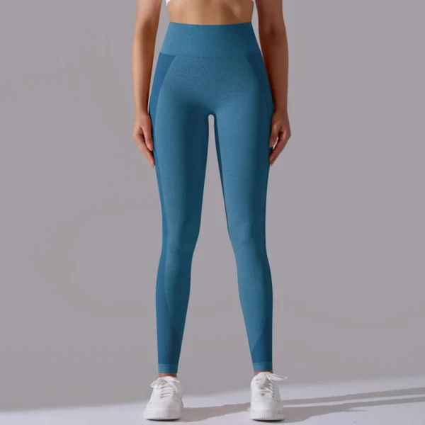 Premium Nylon Fusion Leggings | High-Waist Performance Tights with Enhanced Elasticity System - Image 2