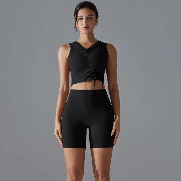 Asymmetric Performance System | Two-Piece Yoga & Training Coordination Suite - Image 7