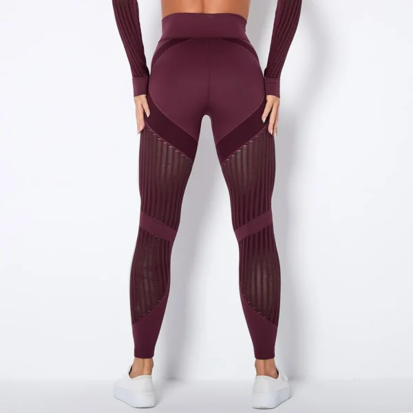 Sculpt Pro Seamless Contour Leggings | Premium High-Waist Performance Tights with Ventilated Design - Image 3