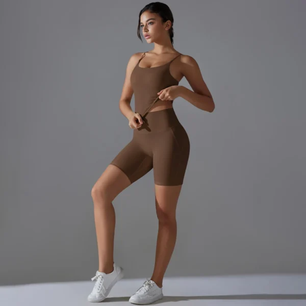 Backless Precision Twin-Set | Quick-Drying Bra & Shorts Performance System - Image 5