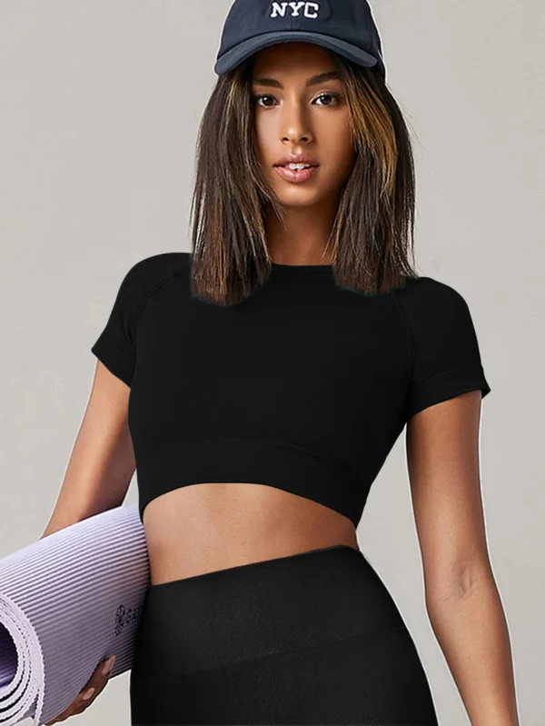 Prime Flex Seamless Performance Tee | Ultralight Technical Yoga & Training Top with 4-Way Stretch Technology - Image 8