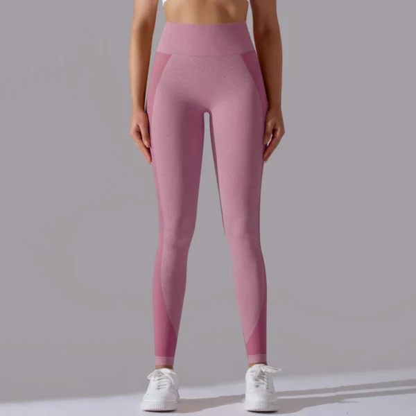 Premium Nylon Fusion Leggings | High-Waist Performance Tights with Enhanced Elasticity System - Image 22