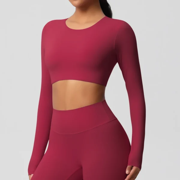 Elite Flex Padded Performance Top | Long Sleeve Technical Training Shirt with Superior Elasticity - Image 8