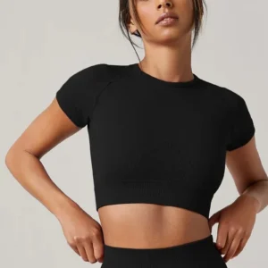 Prime Flex Seamless Performance Tee | Ultralight Technical Yoga & Training Top with 4-Way Stretch Technology