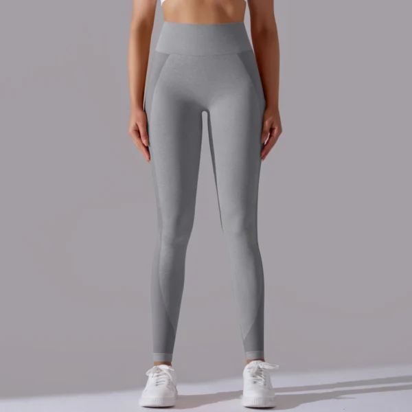 Premium Nylon Fusion Leggings | High-Waist Performance Tights with Enhanced Elasticity System - Image 25