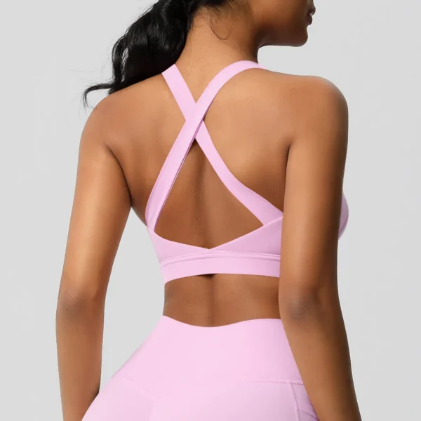 Contour Sling Performance Bra | Open-Back Training Top with Elevated Support Architecture - Image 3