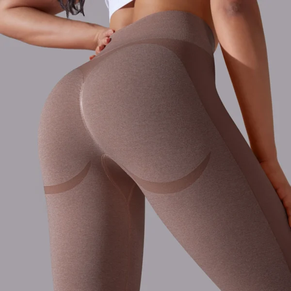 Premium Nylon Fusion Leggings | High-Waist Performance Tights with Enhanced Elasticity System - Image 17