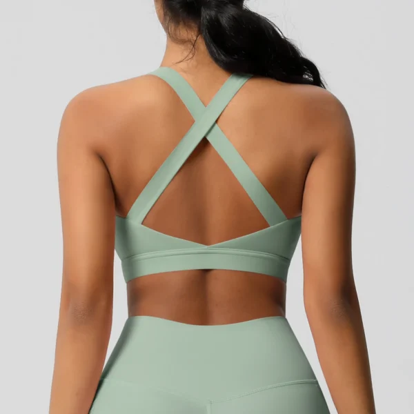 Contour Sling Performance Bra | Open-Back Training Top with Elevated Support Architecture - Image 20