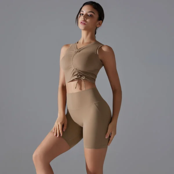 Asymmetric Performance System | Two-Piece Yoga & Training Coordination Suite - Image 2
