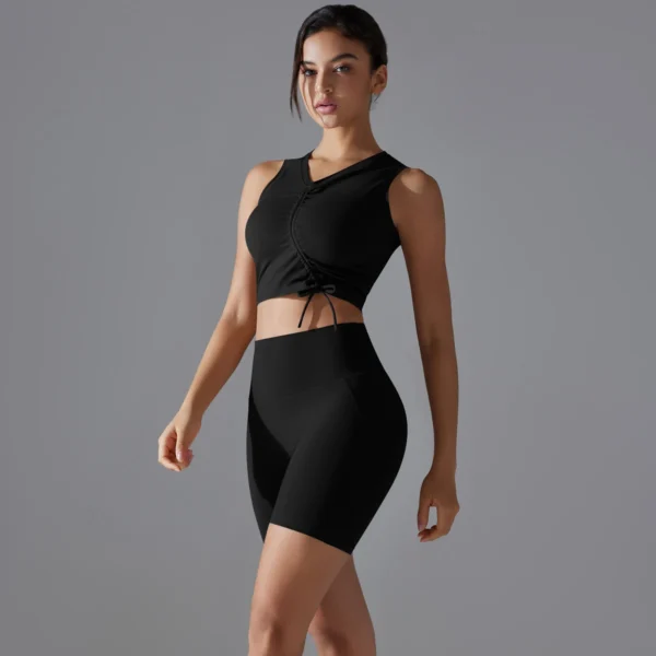 Asymmetric Performance System | Two-Piece Yoga & Training Coordination Suite - Image 11