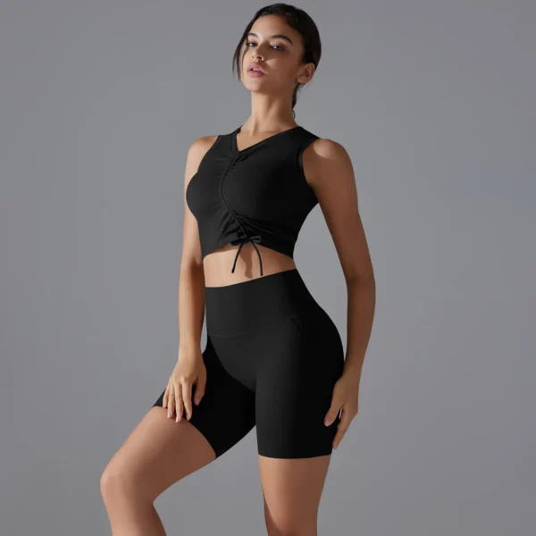 Asymmetric Performance System | Two-Piece Yoga & Training Coordination Suite - Image 10