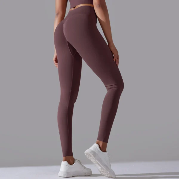 Seamless Definition Series | High-Waist Contour Leggings with Enhanced Silhouette Technology - Image 3