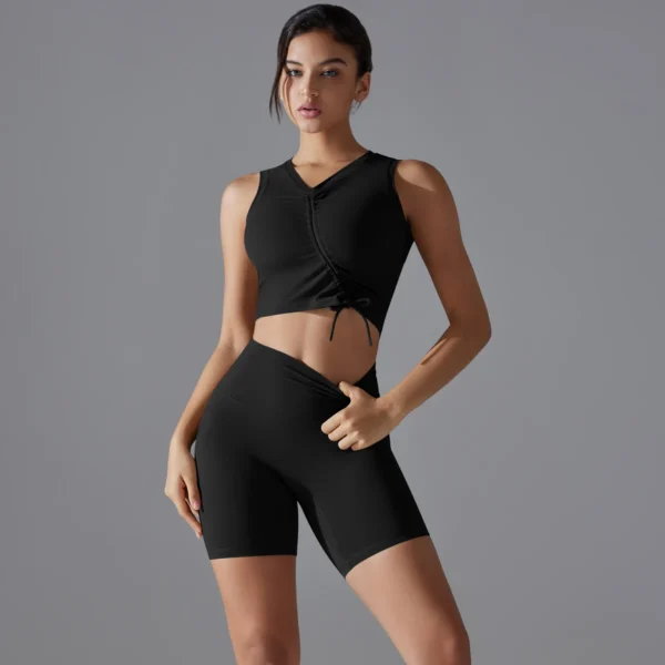 Asymmetric Performance System | Two-Piece Yoga & Training Coordination Suite - Image 9