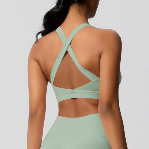 Contour Sling Performance Bra | Open-Back Training Top with Elevated Support Architecture - Image 21