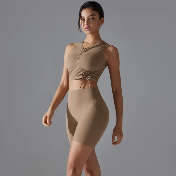 Asymmetric Performance System | Two-Piece Yoga & Training Coordination Suite - Image 3