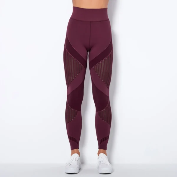 Sculpt Pro Seamless Contour Leggings | Premium High-Waist Performance Tights with Ventilated Design - Image 2