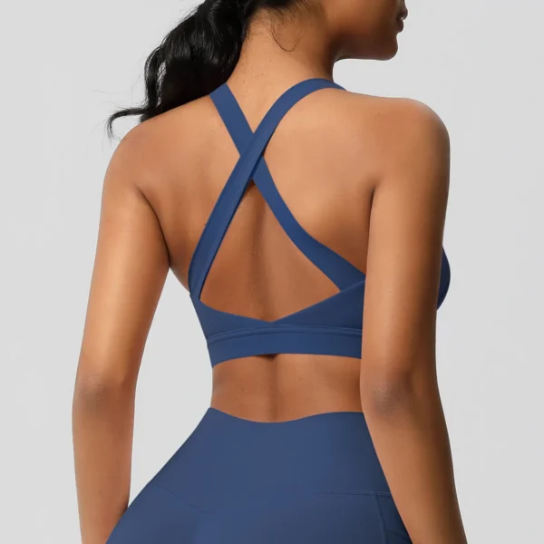 Contour Sling Performance Bra | Open-Back Training Top with Elevated Support Architecture - Image 2