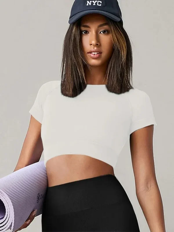 Prime Flex Seamless Performance Tee | Ultralight Technical Yoga & Training Top with 4-Way Stretch Technology - Image 3
