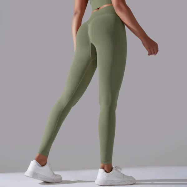 Seamless Definition Series | High-Waist Contour Leggings with Enhanced Silhouette Technology - Image 5